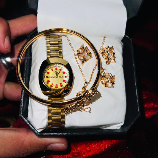 Jewellery Watch With Bangle