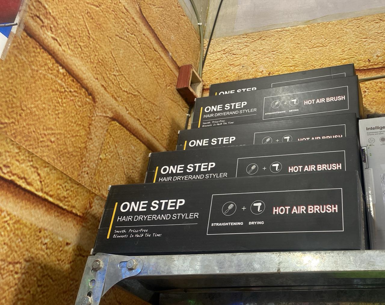 3‑in‑1 Hair Dryer with Comb, Hair Straightener & Curler