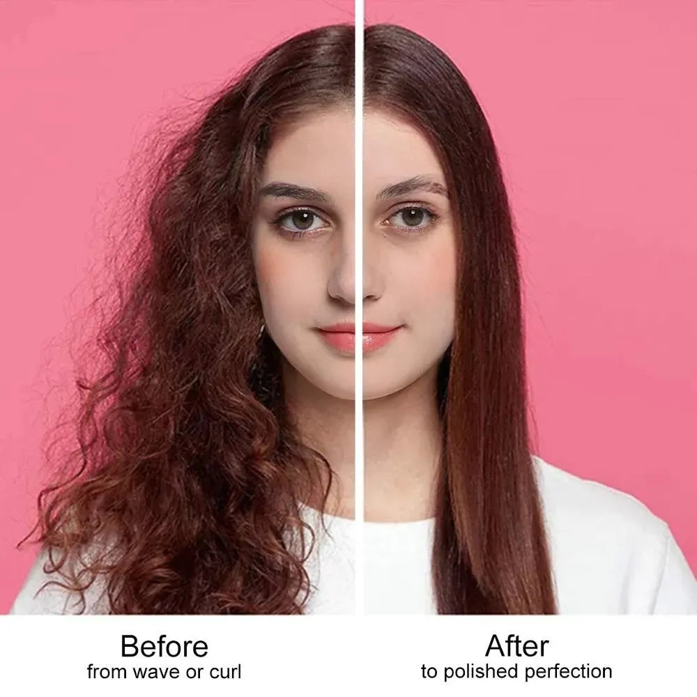 3‑in‑1 Hair Dryer with Comb, Hair Straightener & Curler