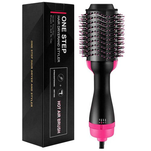 3‑in‑1 Hair Dryer with Comb, Hair Straightener & Curler